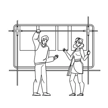 People bus vector Illustrazione stock