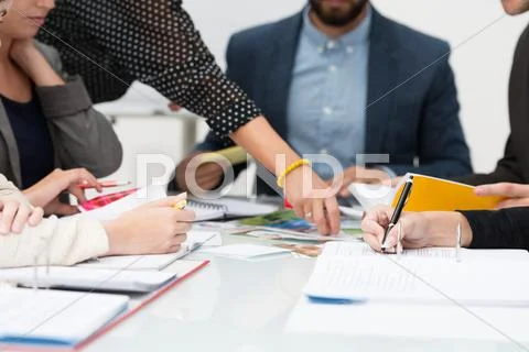 People in a business meeting Stock-Fotos