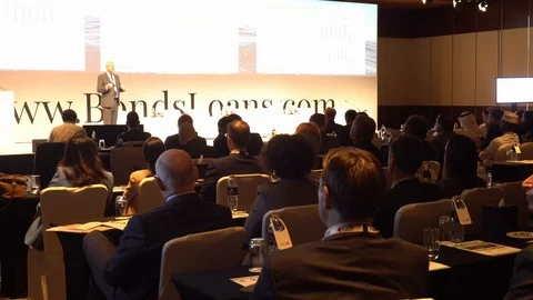 People at a Business Presentation Video stock 116250016