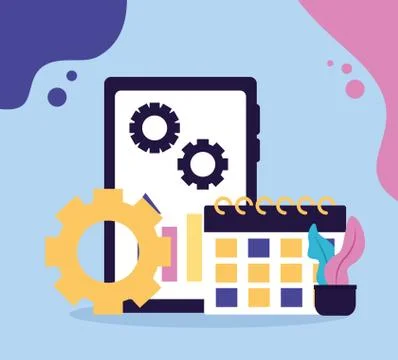 People business work Illustrazione stock
