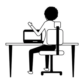 People business work Stock Illustration