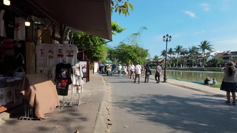 People can seen exploring around Hoi An, Vietnam 動画素材 329953154