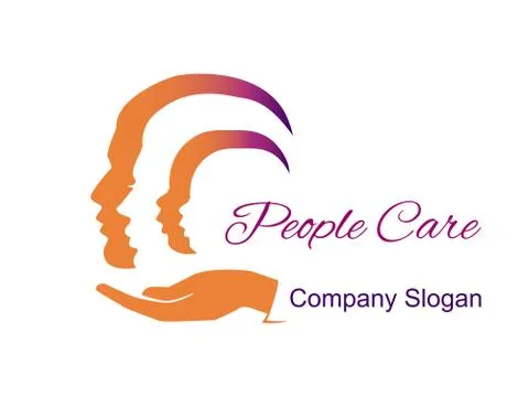 People care design element Stock Illustration