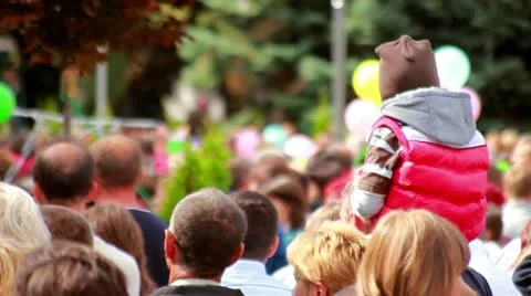 People at carnival Stock Footage 11974564