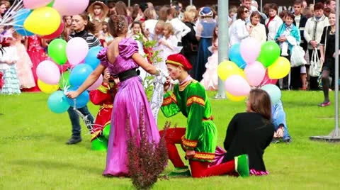 People at carnival Stock Footage 11974611