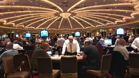 People in Casino Las Vegas Stock Footage