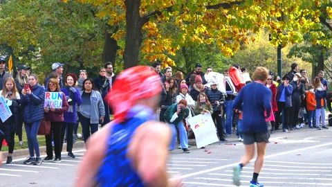 People Celebrate The 50th New York City ... | Stock Video | Pond5