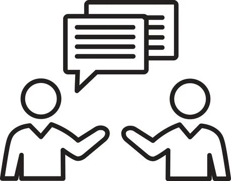 People chat icon Stock Illustration