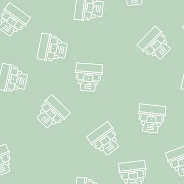 People chatting computer messager line seamless pattern 스톡 일러스트