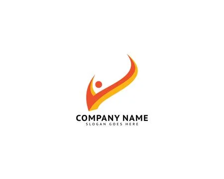 People check logo design vector template Stock Illustration
