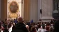 People in the church HD Footage