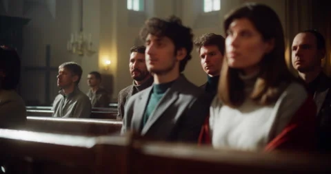 People in Church Stock-Footage 227522907