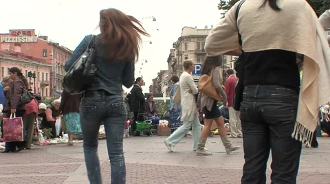 People a city, Stock Footage 1159971