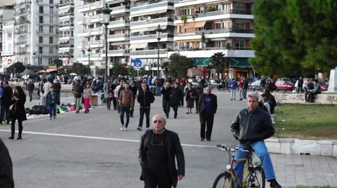 People in the city Stock Footage 43365509