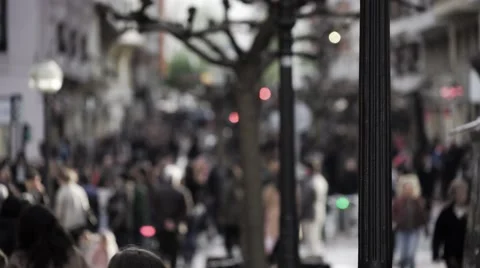 People in the city Stock Footage 66844596