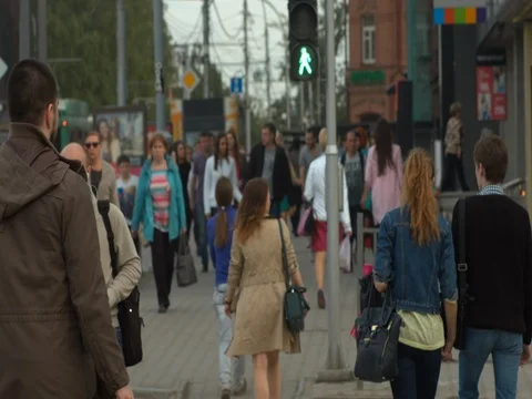 People in the city Stock Footage 81423188
