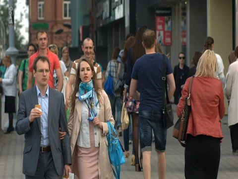 People in the city Stock Footage 81423282