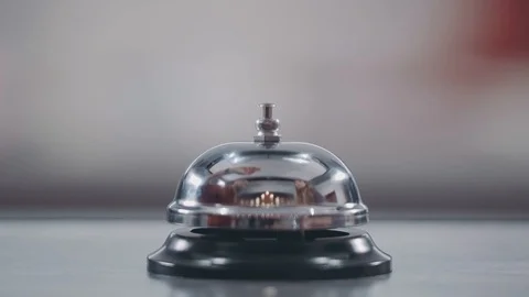 People click on the call to the reception Stock Footage 103985409