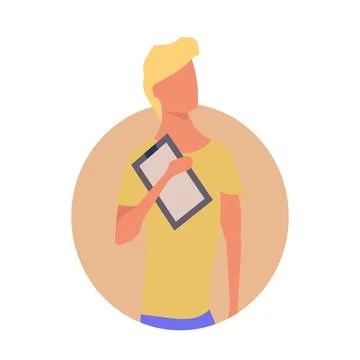 People with clipboard document vector illustration. Business checklist with c Stock Illustration