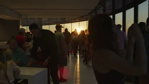 People at CN Tower, Toronto Stock-Footage 217672020