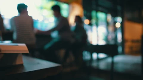 People in coffee cafe Stock Footage 65324264