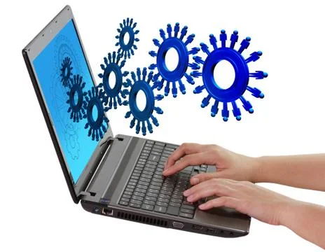 People cogs Stock Illustration