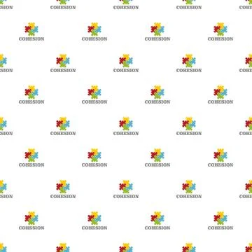 People cohesion pattern seamless vector Illustrazione stock