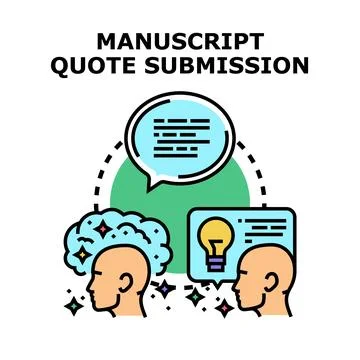 People collaborating knowledge ideas for manuscript submission イラスト素材