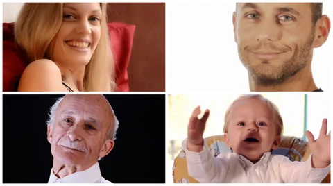 People, collage Stock-Footage 32962445