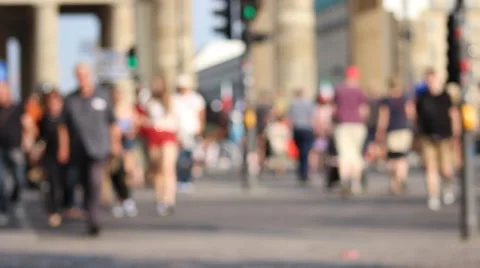 People come into the camera Stock Footage 41685885