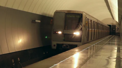 People come out of the train Stock Footage 25091238