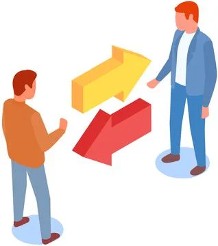 People communicate sharing data and news in social media. Virtual network symbol Illustrazione stock
