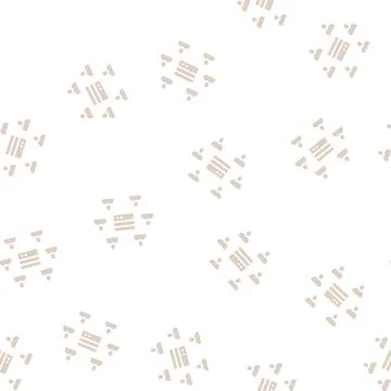 People communicate throguh server glyph seamless pattern 스톡 일러스트