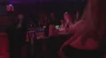 People communicating at bar counter, prostitutes waiting clients HD Footage