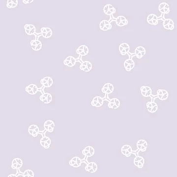 People communication line vector seamless pattern Illustrazione stock