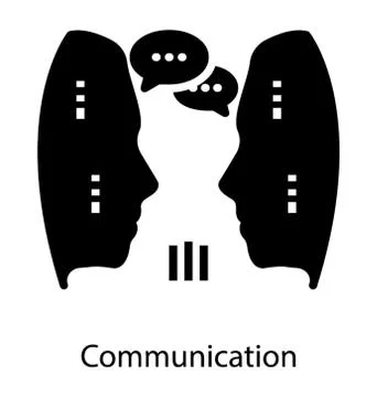 People Communication Vector Stock Illustration