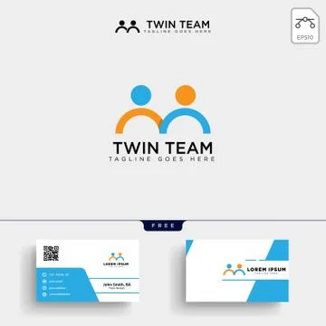 People community logo template vector illustration Stock Illustration