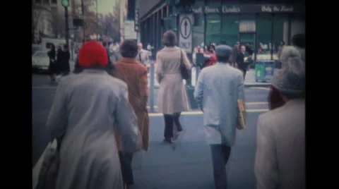 People commuting on city road Stock Footage 39932418