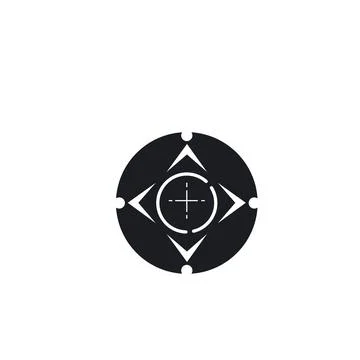 People compass icon  vector illustration concept design Stock Illustration