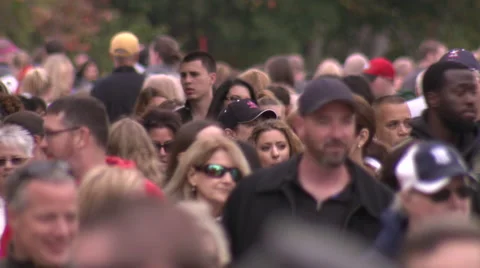 People compression shot Stock Footage 42730011