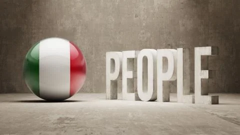 People Concept. Stock Illustration