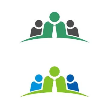 People concept vector Logo Template Illustration Design. Vector EPS 10. Stock Illustration