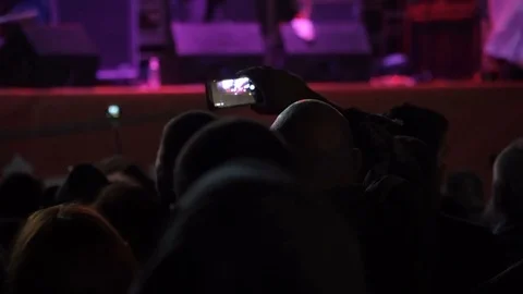 People at the concert Stock Footage 79639872