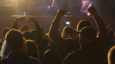 People at the concert Stock Footage 79646988