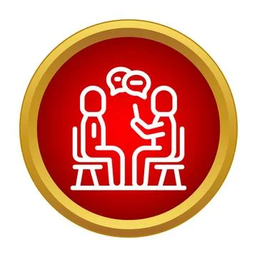 People conducting an interview, discussion, or counselling meeting イラスト素材