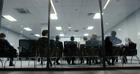 People at a conference or presentation, workshop, master class photograph Stock Footage 88207042
