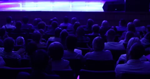 People at a conference or presentation, workshop, master class photograph. Back Stock Footage 156174812