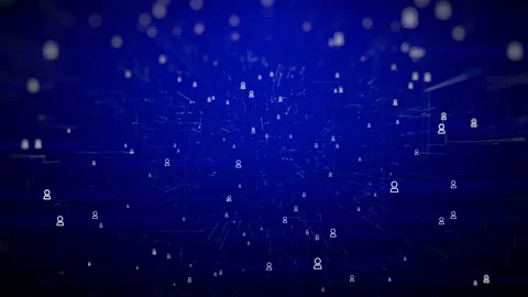 People Connected by digital Systems Stock Footage 239024256