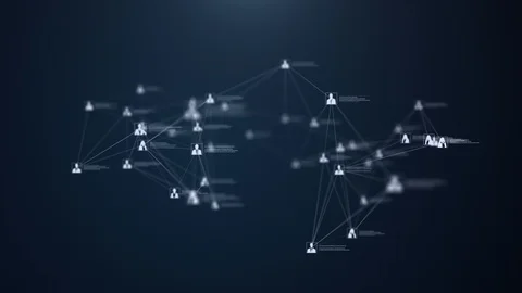 People connection concept. Stock Footage 86698022