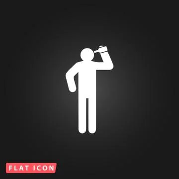 People consume alcohol Stock Illustration